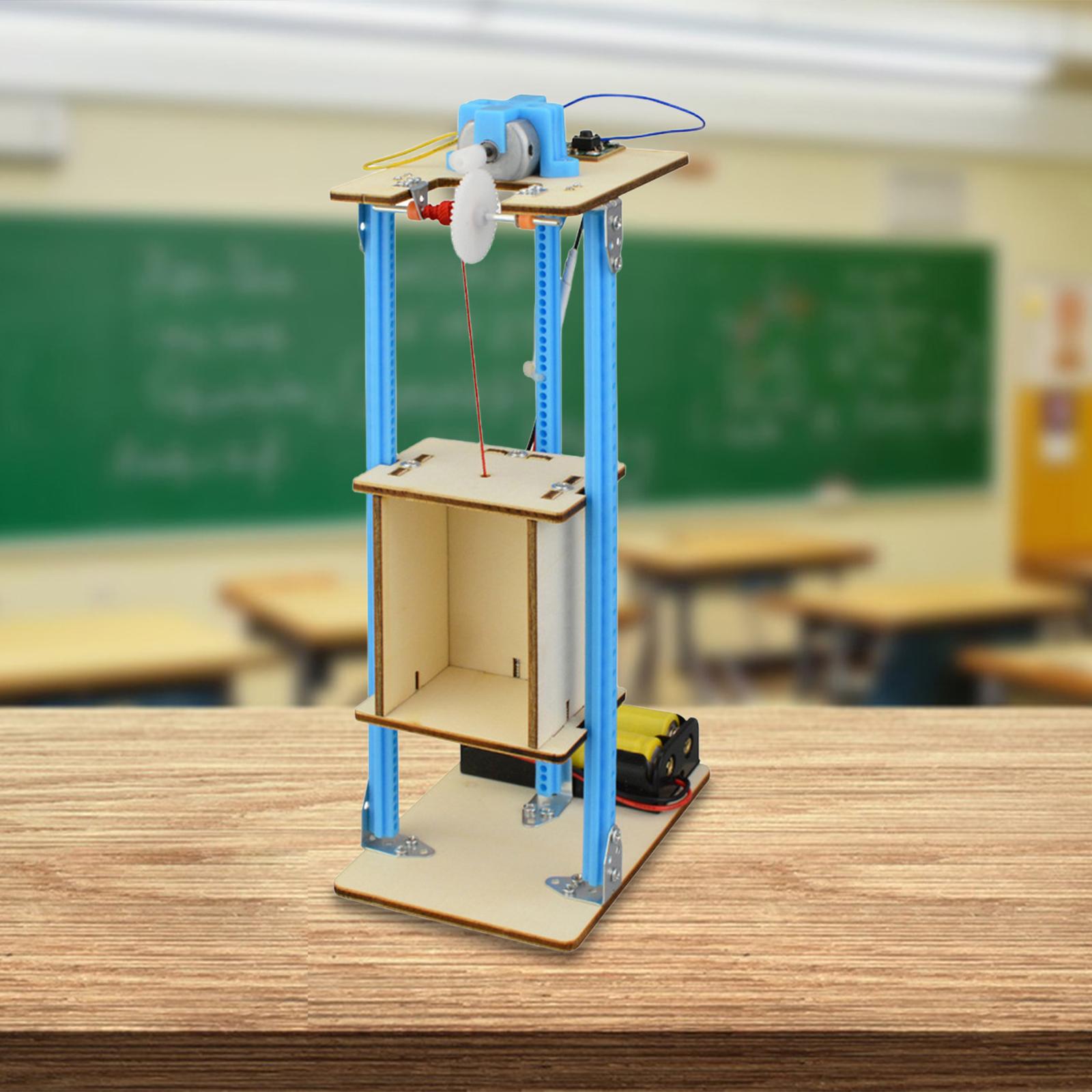 Stem Robotics Kit - 어린이를 위한 DIY 나무 엘리베이터 장난감