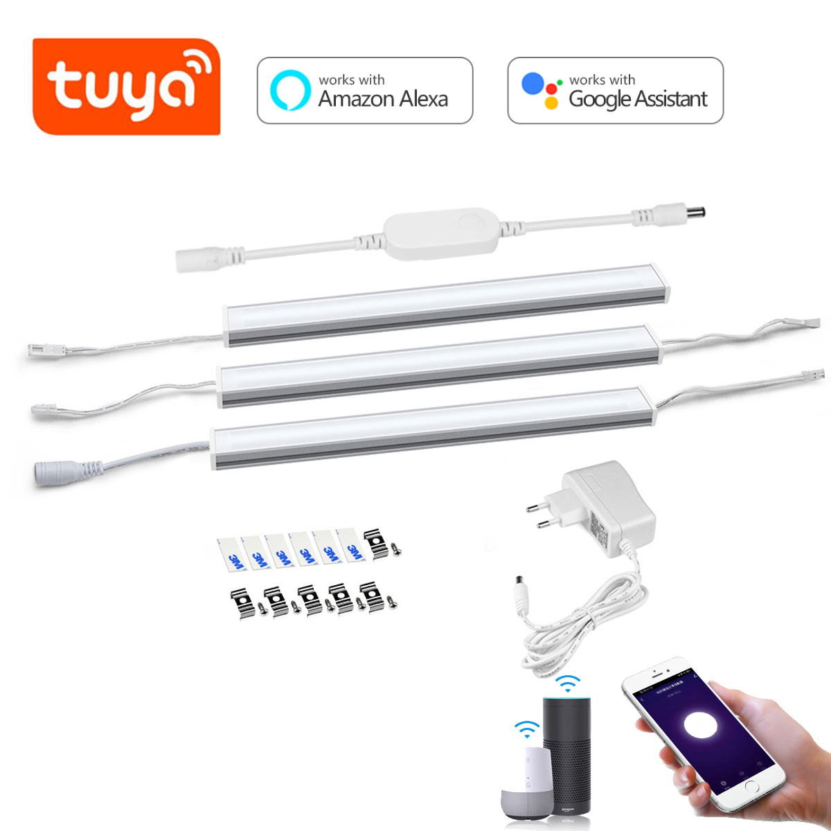 Smart Light Switch Wifi - 스마트 투야 와이파이 알루미늄 바 LED