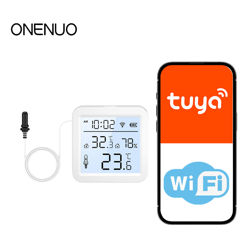 Wifi Thermostat - 외부 프로브가 있는 WiFi 습도 온도