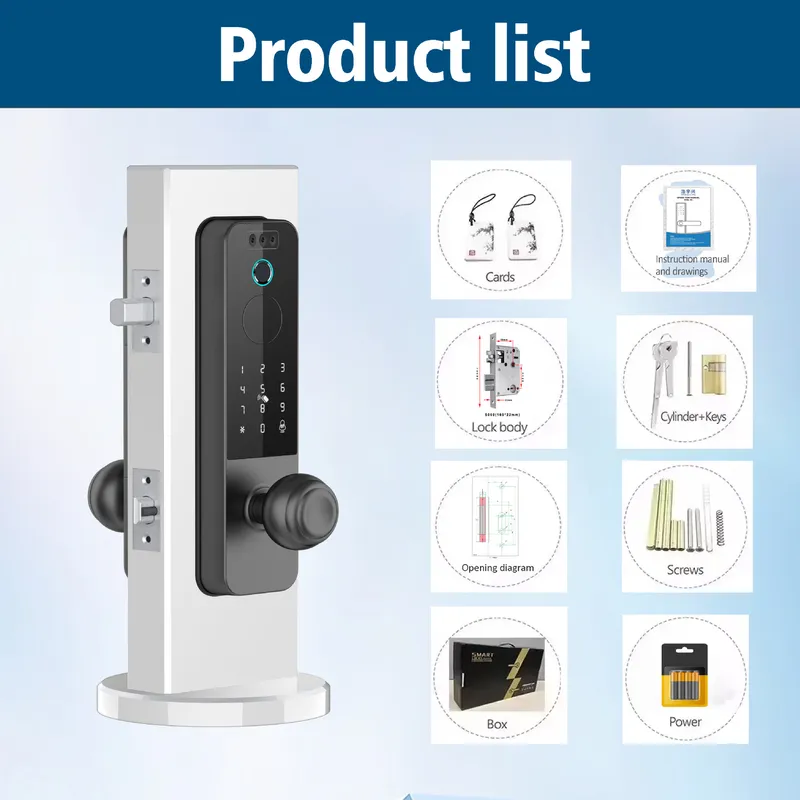 국경을 초월하는 디자인의 나무 문 잠금장치, 얼굴 인식 - Smart Door Lock Wifi 리뷰 및 가격