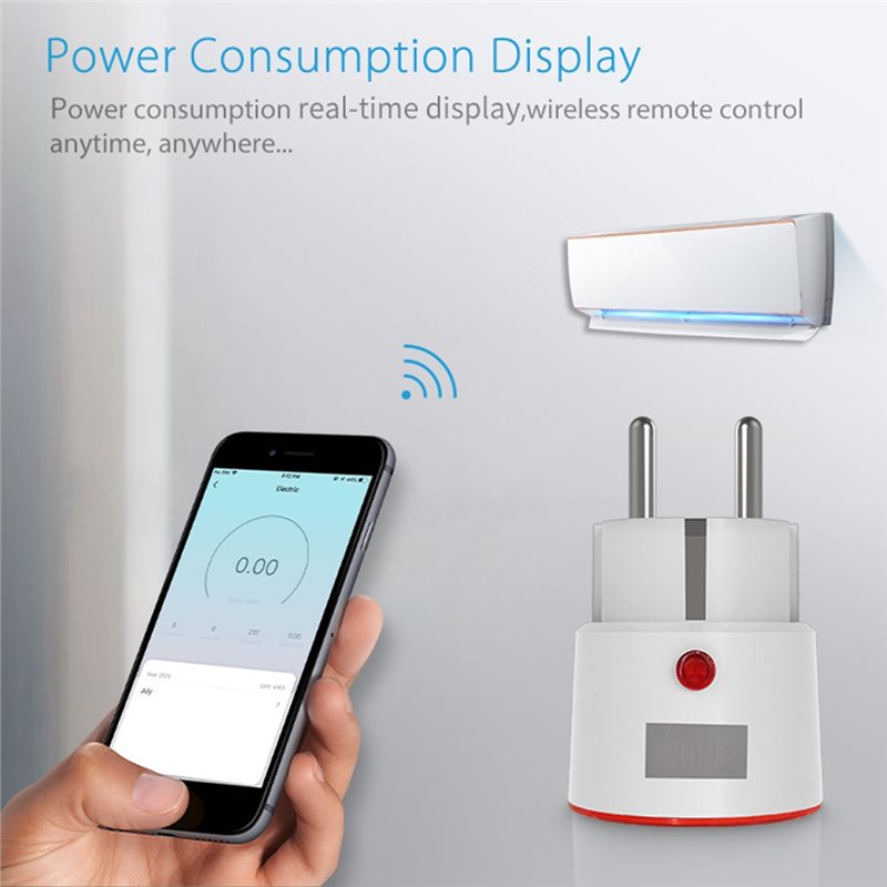 AT21-투야(Tuya) Wi-Fi 스마트 EU 플러그 - Wifi Smart Plug 리뷰 및 가격