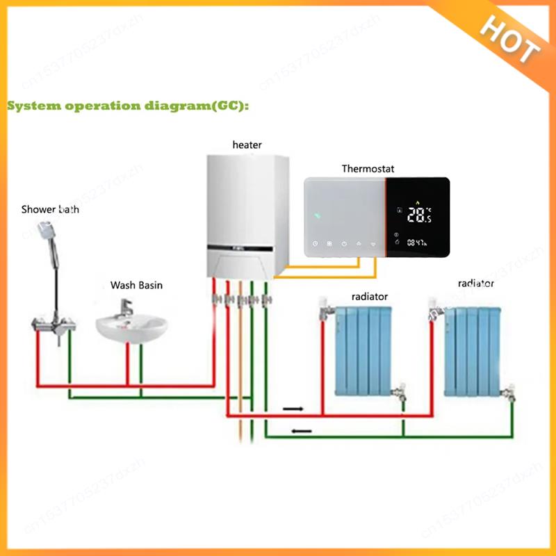 물/바닥 난방용 A43M 스마트 Wifi 온도 조절기  - Wifi Thermostat 리뷰 및 가격