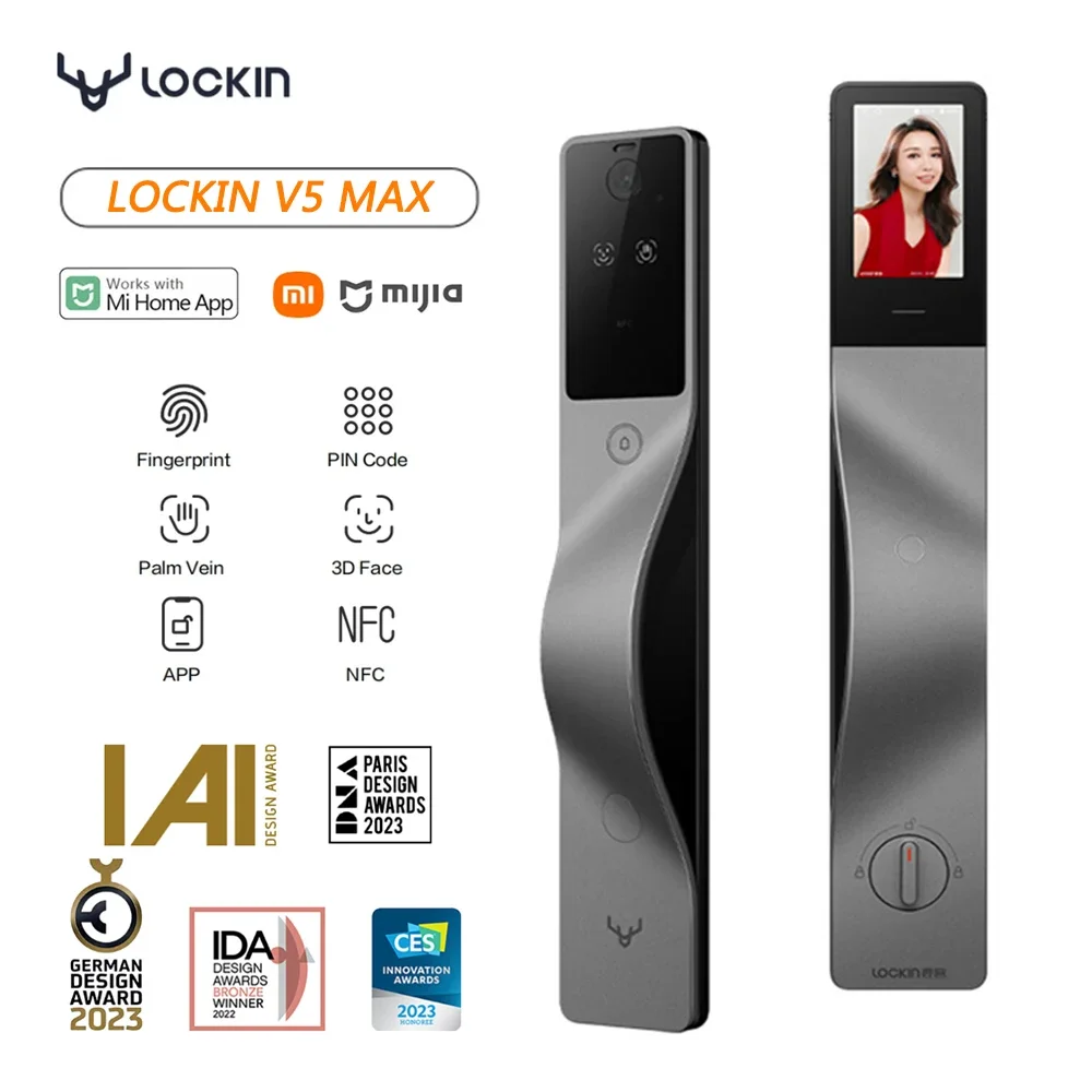 락인 V5 맥스 3D 얼굴 인식 스마트 도어락 손바닥  - Smart Door Lock Wifi 리뷰 및 가격