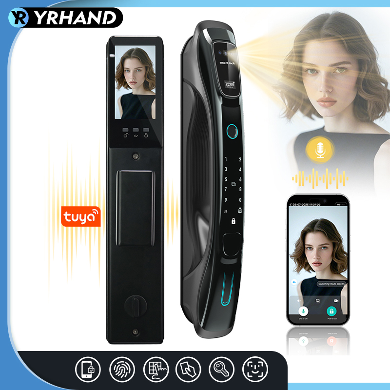 스마트 도어락 3D 얼굴인식 손바닥정맥 지문인식 WiF - Smart Door Lock Wifi 리뷰 및 가격